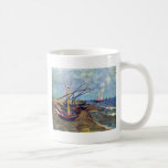 Fishing Boats On The Beach At Saintes-Maries, Fish Mug