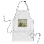 Fishing Boats on the Beach by Vincent van Gogh Apron