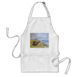 Fishing Boats on the Beach, Vincent Van Gogh Aprons