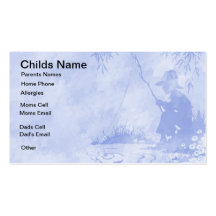 Fishing Boy Kids Business Card