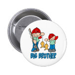 Fishing Buddies Big Brother Buttons