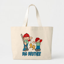 Fishing Buddies Big Brother Canvas Bag