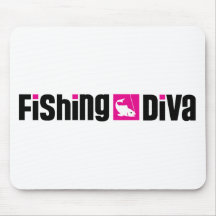 Fishing Diva Mouse Mat