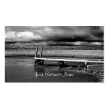 Fishing Dock Photo Business Cards