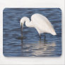 Fishing Egret Mouse Pads