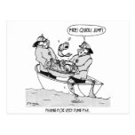 Fishing For Dumb Fish Postcard