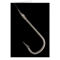 Fishing hook cards