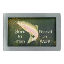 Fishing Humour Belt Buckle