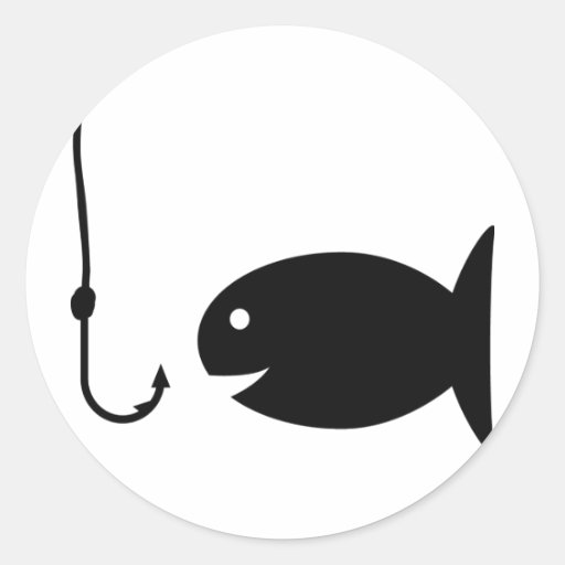 fishing icon sticker