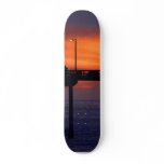 Fishing In Ocean Beach Custom Skate Board