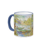 Fishing in Spring Pont de Clichy; Vincent van Gogh mugs