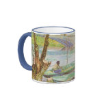 Fishing in Spring Pont de Clichy; Vincent van Gogh mugs
