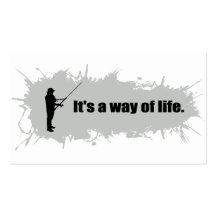 Fishing Is a Way of Life Business Card