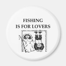 FISHing is for lovers Magnets