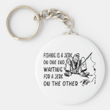 Fishing Jerk Key Chain