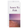 Fishing Lessons Rack Card Design