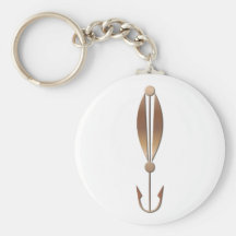 Fishing lure keychain