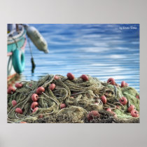 Fishing net poster