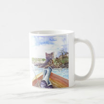 'Fishing off Polruan' Mug