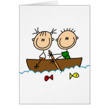 Fishing On Boat Card