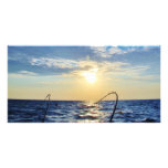 Fishing on Wavy Water photo cards