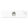 Fishing Penguin Bumper Sticker