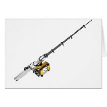 Fishing Pole Greeting Card