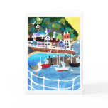 Fishing Port Greeting Card