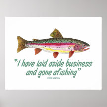 Fishing Quote Print