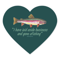 Fishing Quote Sticker