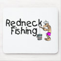 Fishing Redneck mousepads