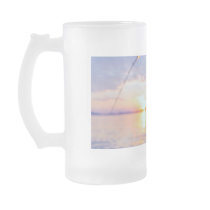 Fishing Reel at Sunset Mug