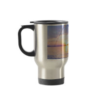 Fishing Reel at Sunset Mug