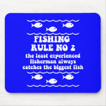 Fishing Rule No 2 Mouse Mats