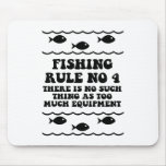 Fishing Rule No 4 mousepads