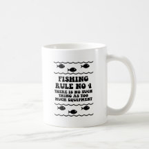 Fishing Rule No 4 Mugs