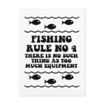 Fishing Rule No 4 postcards