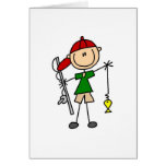 Fishing Stick Figure Card