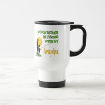 Fishing With Grandpa Mugs