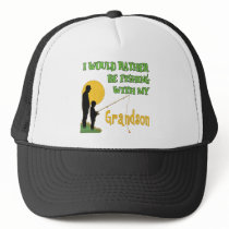 Fishing With Grandson Trucker Hat