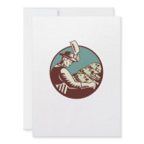 Fishmonger Butcher Knife and Fish Personalized Invite