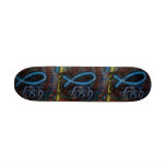 Fish's own graffiti skate board skateboards