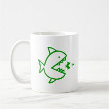 Fishy Business - Green Coffee Mug