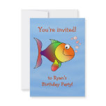 Fishy Fun Birthday Party Invitation