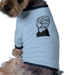 fist in the air pet clothing