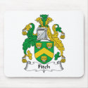 Fitch Family Crest mousepads