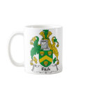 Fitch Family Crest mugs