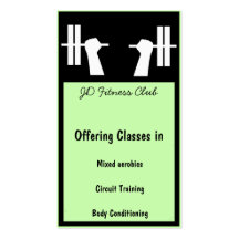 Fitness Business Cards