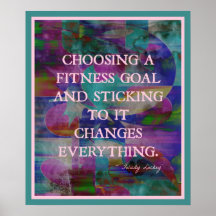 Fitness Goals in Color #004 Print