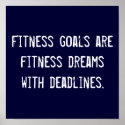 Fitness Goals posters